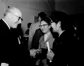 [East Los Angeles JACL Issei recognition night at International Institute, Los Angeles, California, November 6, 1955]