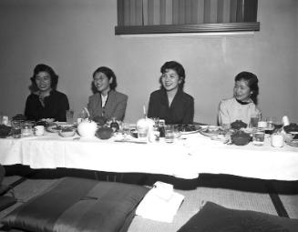 [Zandankai at Imperial Gardens restaurant, Los Angeles, California, November 25, 1955]