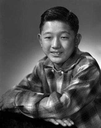 [Kenson Nishino, half-portrait, Los Angeles, California, December 13, 1955]