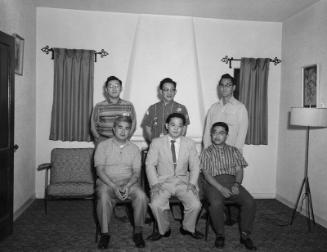 [Six Nisei veterans, February 18, 1958]