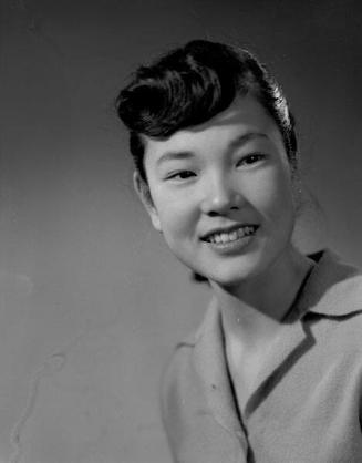 [Elaine Shizue Yoshizaki, Stevenson Junior High School student body president, head and shoulder portrait, Los Angeles, California, January 22, 1959]