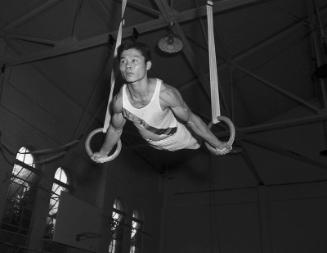 [Isamu Sakamoto, Belmont High School gymnast, Los Angeles, California, June 5, 1959]