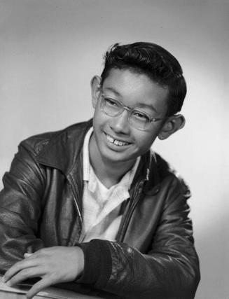 [Bob Yoshimichi Watanabe, Pacoima Junior High School student body president, head and should portrait, Los Angeles, California, June 6, 1959]