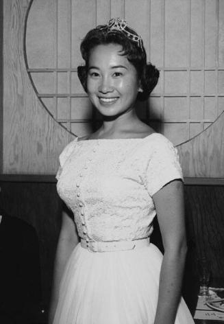 [Downtown JACL Nisei Week queen candidate, June Tsukida, Los Angeles, California, June 1959]