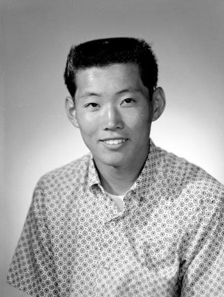 [Ray Kuwahara, City Finals Athetics award, head and shoulders portrait, Los Angeles, California, May 24, 1960]