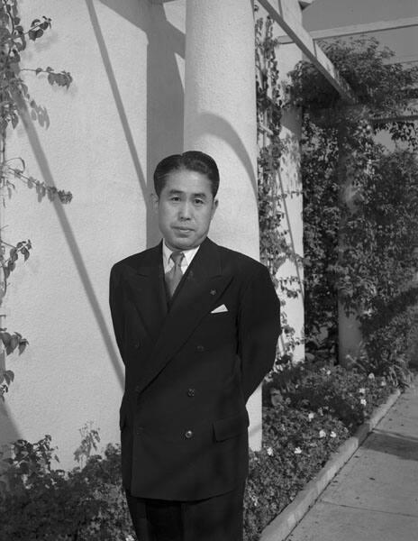[Mr. Nishimura from Japan at Ambassador Hotel, Los Angeles, California, November 12, 1950