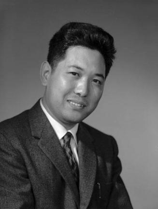 [Mr. Sato publicity photo, head and shoulder portrait, Los Angeles, California, June 21, 1961]