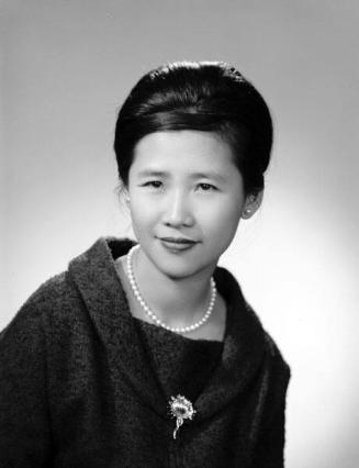 [Mrs. Kim, International Institute social worker, head and shoulder portrait, California, November 30, 1961]