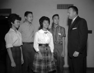 [American Legion awards at Griffith Junior High School, Los Angeles, California, January 22, 1962]