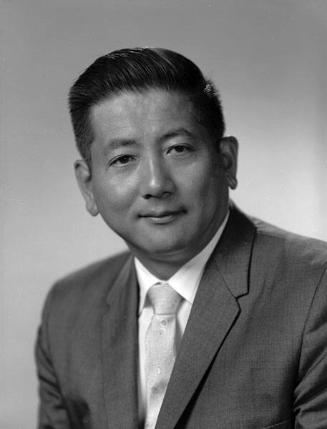 [Ronnald Sugiyama, head and shoulder portrait, Los Angeles, California, October 12, 1962]