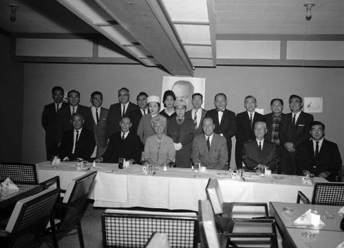 [Senator Thomas H. Kuchel campaigning in Little Tokyo, Los Angeles, California, October 25, 1962]