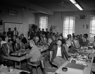 [Annual Go tournament at Gokaisho in Sun building, Los Angeles, California, May 26, 1963]