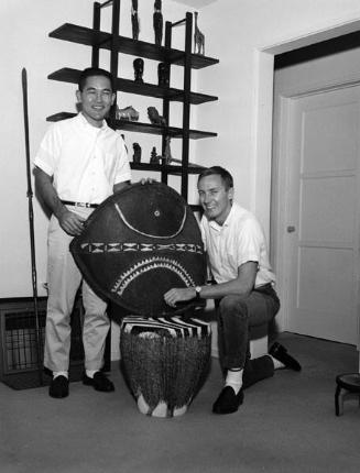 [Allen Tamura, Peace Corps volunteer, at home, Pasadena, California, November 29, 1963]