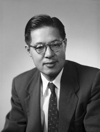 [Mr. M. Takabatake, head and shoulder portrait, Los Angeles, California, December 12, 1957]