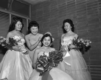 [CINO coronation dance at Institute of Aeronautical Science, Los Angeles, California, ca. 1955]