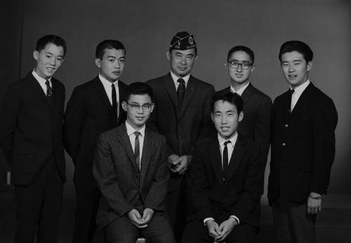 [Boys State delegates of the Commodore Perry Post 525, Los Angeles, California, May 1, 1965]