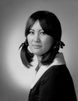 [Naomi Nagao, head and shoulder portrait, Los Angeles, California, March 27, 1966]