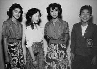 [Nisei student body officers of Foshay Junior High School, Los Angeles, California, January 16, 1951]