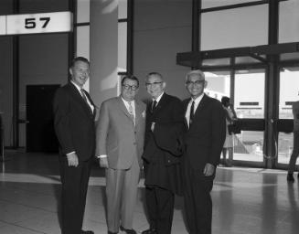 [Dr. George Kiyoshi Togasaki arriving at Los Angeles International Airport, Los Angeles, California, October 15, 1967]