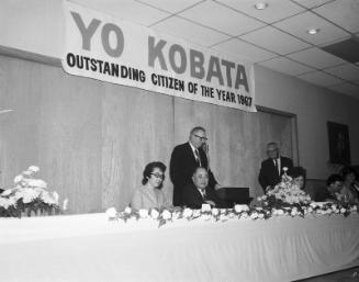 [Yoshio Kobata, Gardena's outstanding citizen of the year at Elk's Club, Los Angeles, California, November 17, 1967]