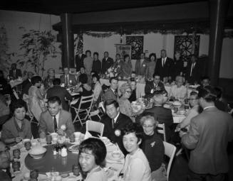 [Crown City Optimist Club dinner at Man Jen Low restaurant, Los Angeles, California, December 18, 1967]
