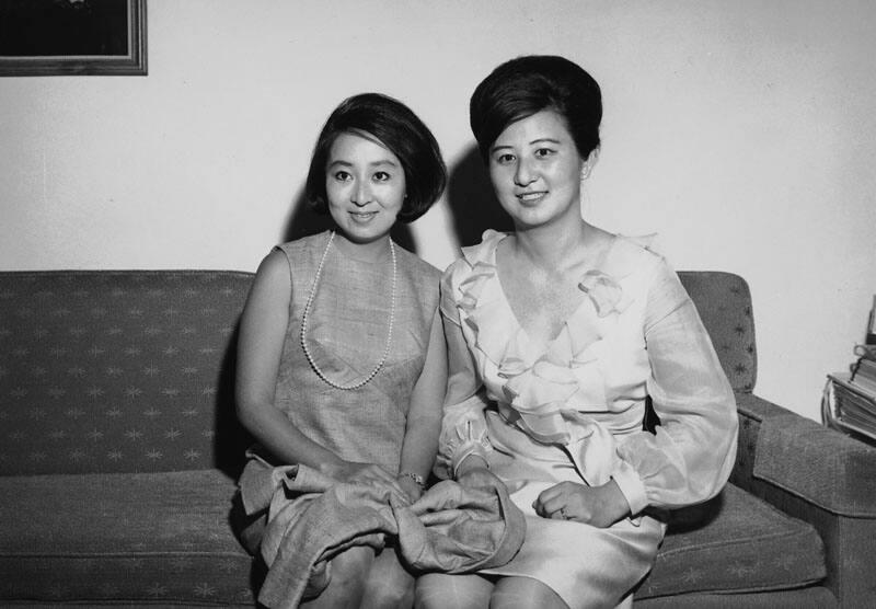 [Ichikawa's daughter and friend, Los Angeles, California, June 30, 1968]