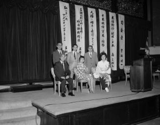 [Nisei Week lecture event at Nishi Honganji Temple, Los Angeles, California, August 21, 1968]