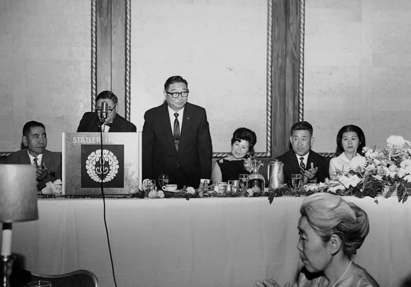 [Party for Bishop Tsuji of the Buddhist Churches of America at Statler Hilton, Los Angeles, California, September 13, 1968]