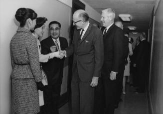 [Judge John F. Aiso swearing-in ceremony for State Courts of Appeal at Broadway Room 908, California, November 4, 1968]