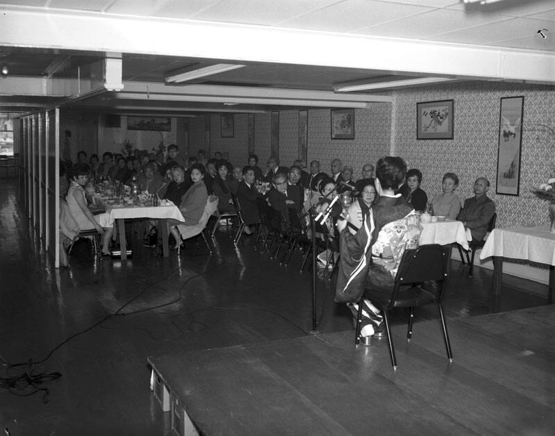 [Nahirome performing at San Kwo Low restaurant, Los Angeles, California, 1968]