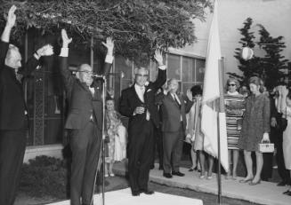 [Tenchosetsu celebration at residence of Consul General of Japan, Pasadena, California, April 29, 1969]