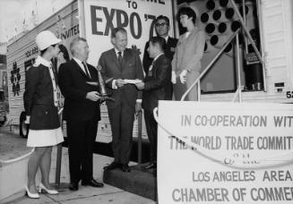 ["Mini-Expo '70" trailer, Los Angeles, California, July 11, 1969]