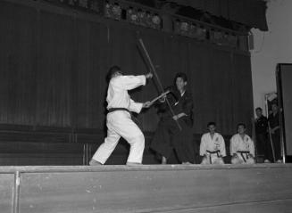 [Martial arts demonstration at Koyasan Buddhist Temple, Los Angeles, California, September 14, 1969]