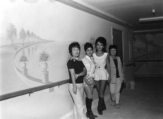 [Four women at Topanga convalescent facility, California, October 4, 1969]