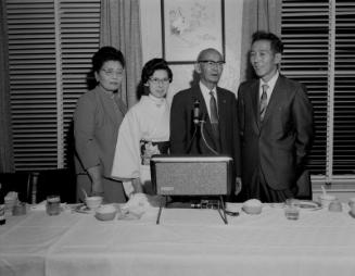 [Hiroshima Mayor at San Kwo Low restaurant, Los Angeles, California, 1969]