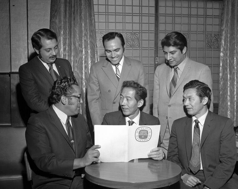 [Kick off luncheon for Boy Scout sustaining membership drive, California, 1970]