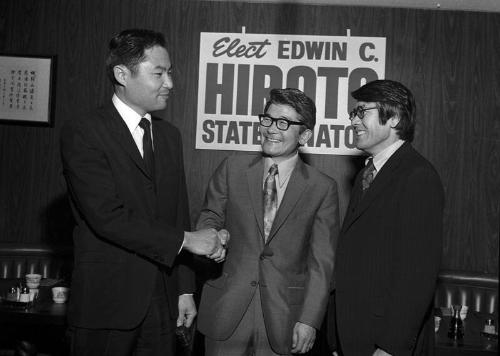 [Japanese Ameerican Republican installation dinner at Imperial Dragon, Los Angeles, California, January 24, 1971]