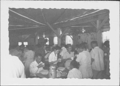 [Toast at party in mess hall, Rohwer, Arkansas, 1942-1945]