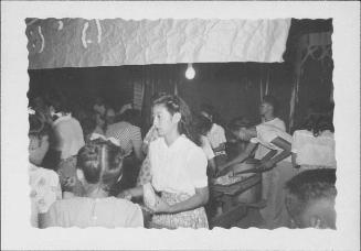 [Woman in mess hall, Rohwer, Arkansas, July 8, 1944]